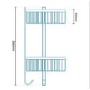 Amore Premium Two Shelf Corner Basket
