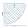 Amore Premium Two Shelf Corner Basket