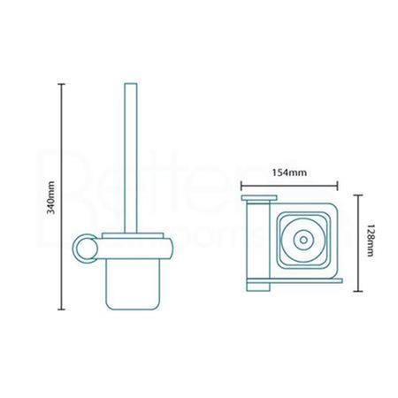 Avant Premium Toilet Brush & Holder