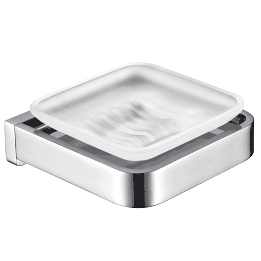Avant Premium Cubic Soap Dish & Holder