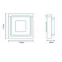 Avant Premium Cubic Soap Dish & Holder