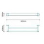 Riverno Premium Double Towel Rail