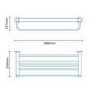Riverno Premium Double Towel Rack
