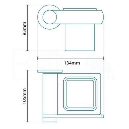 GRADE A1 - Premium Tumbler & Holder - Riverno Range