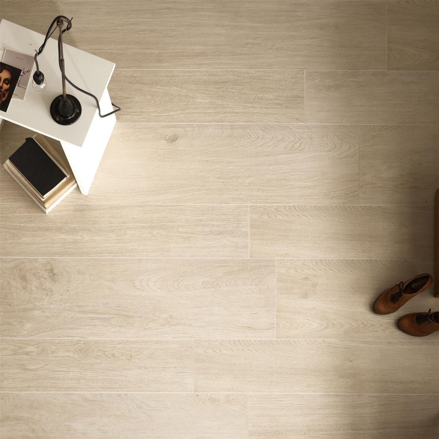Trendwood Magnolia Glazed Porcelain Rectified Floor Tile