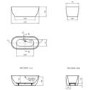 GRADE A1 - Freestanding Double Ended Bath 1650 x 750mm - Lisbon