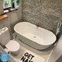 GRADE A2 - Freestanding Double Ended Bath 1650 x 750mm - Lisbon