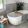 GRADE A2 - Freestanding Double Ended Bath 1650 x 750mm - Lisbon