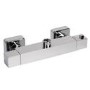 Deluxe Square Riser Slide Shower Rail Kit with Valve 