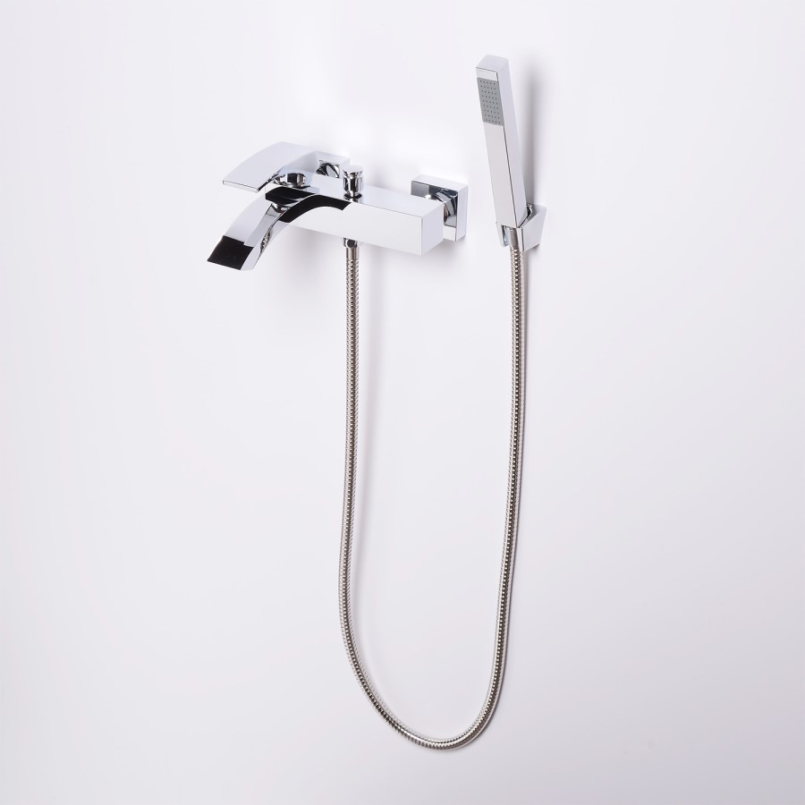 Wall Mounted Bath Shower Mixer - Curve Range