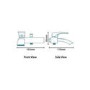 Wall Mounted Bath Shower Mixer - Curve Range