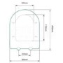 GRADE A1 - Bologna Soft Close Toilet Seat