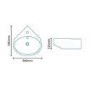 Florence Corner Cloakroom Basin