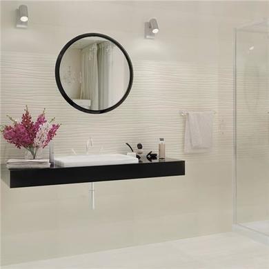 Magic Beige Wave DÃ&copy;cor Wall Tile 