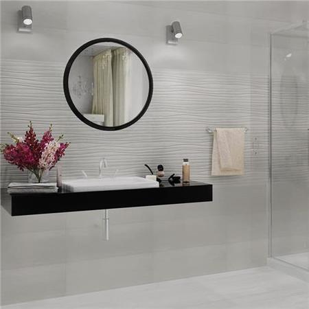 Magic Cinza Wave DÃ&copy;cor Wall Tile