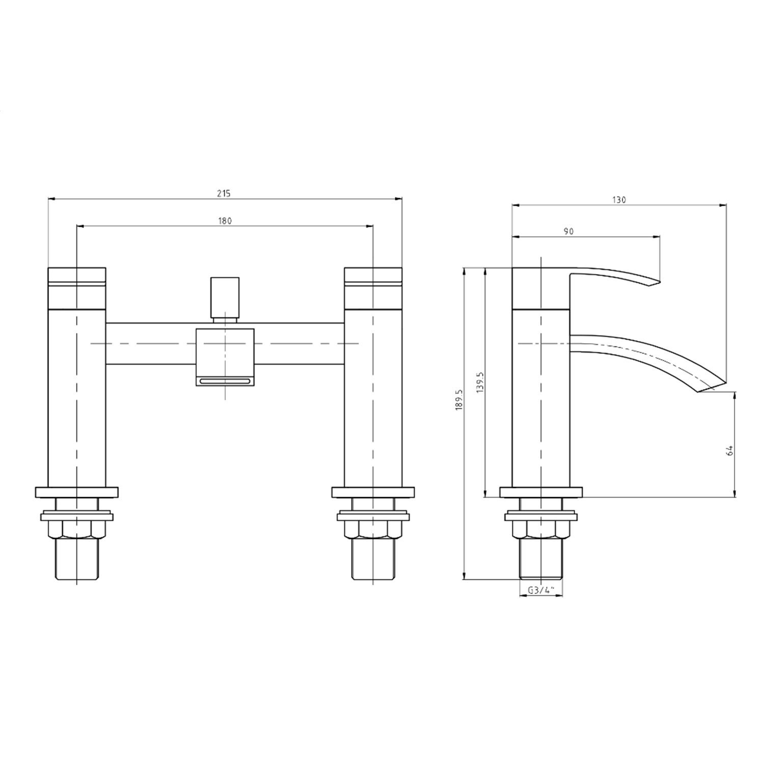 Chrome Bath Shower Mixer Tap Wave Better Bathrooms chrome-bath-shower-mixer-tap-wave-better-bathrooms