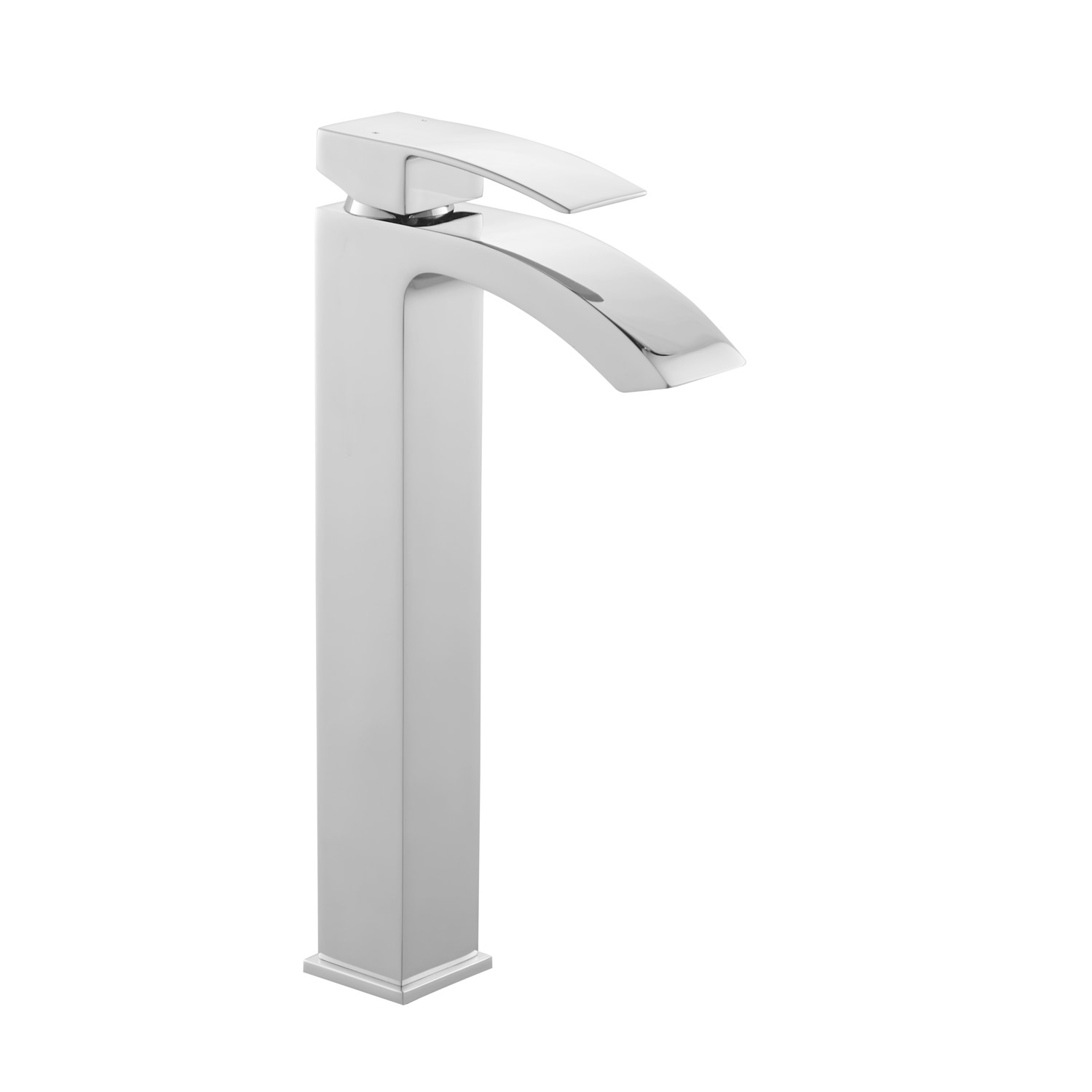 Photos - Tap Wave Chrome Tall Mono Basin Mixer  -  Chrome BeBa11429 