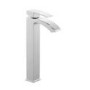 Chrome Tall Mono Basin Mixer Tap - Wave