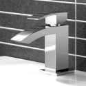 BeBa_11438 Chrome Cloakroom Mono Basin Mixer Tap - Wave