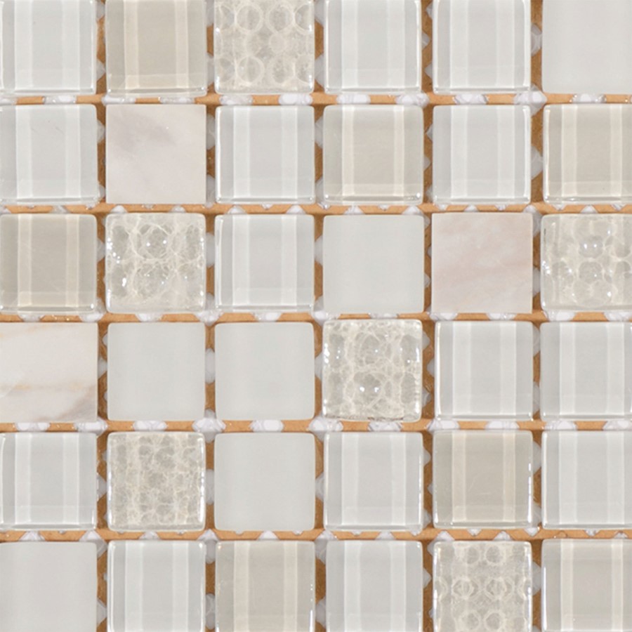 Nassau White Wall Mosaic 