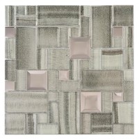 City Silver Wall Mosaic 