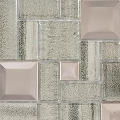 City Silver Wall Mosaic 
