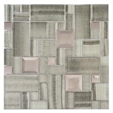 City Silver Wall Mosaic 
