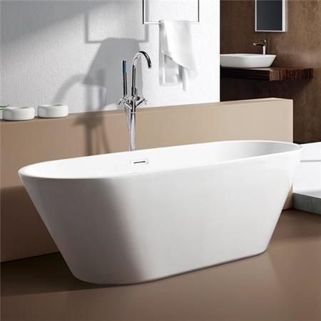 GRADE A1 - Bari Round Double Ended Freestanding Bath - 1700 x 740mm