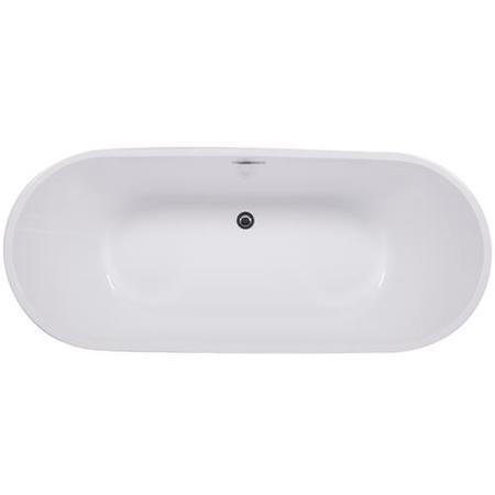 GRADE A1 - Bari Round Double Ended Freestanding Bath - 1700 x 740mm