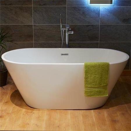 GRADE A1 - Bari Round Double Ended Freestanding Bath - 1700 x 740mm