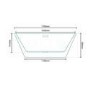 GRADE A1 - Bari Round Double Ended Freestanding Bath - 1700 x 740mm