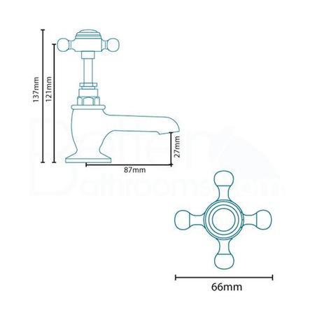 Park Royal Traditional Bath Taps