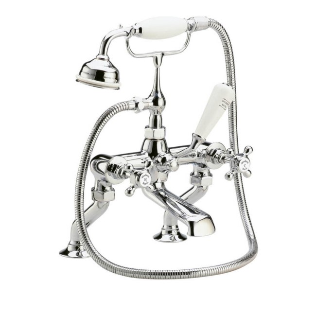 Park Royal Traditional Deck Mounted Bath Shower Mixer Tap