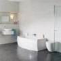 Magnus Bow Front 1700 x 850 Bath Tub