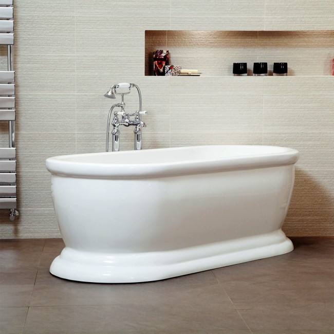 Traditional 1700 x 740 Double Ended Freestanding Bath