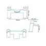 GRADE A1 - Waterfall Bath Filler - Voss Range