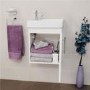 Preston Gloss White Wall Hung Vanity Unit
