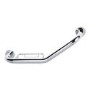Stainless Steel Angled Grab Rail with Soap Dish 436mm