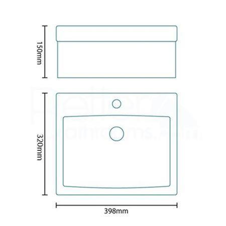 Turin Cloakroom Basin