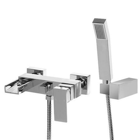 Sanctuary Wall Mounted Waterfall Bath Shower Mixer