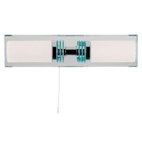 Duo Chrome Mirrored Plate Wall Light