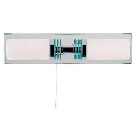 Duo Chrome Mirrored Plate Wall Light