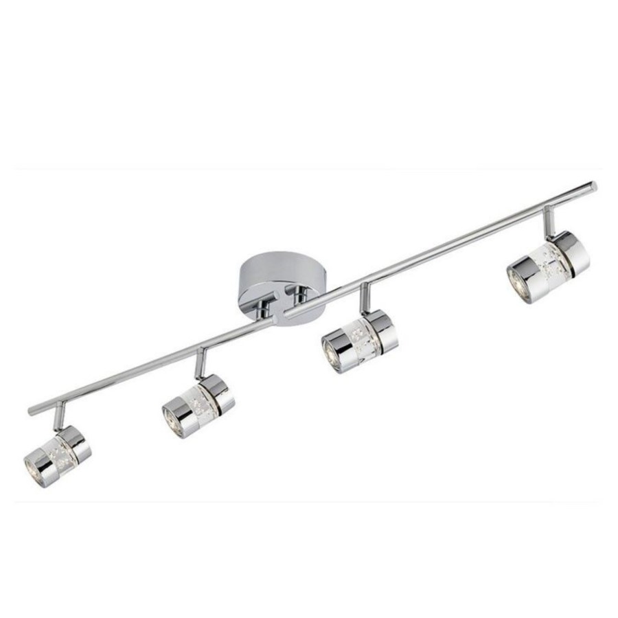 Bubbles Chrome LED Split Bar Spotlight