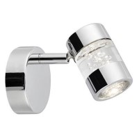 Bubbles Chrome LED Single Wall Spotlight