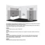 Fluorescent Chrome LED Pull Switch Wall Light