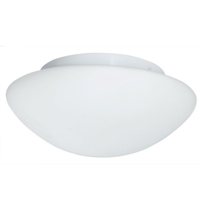 White Opal Glass Flush Ceiling Light  