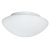 White Opal Glass Large Flush Ceiling Light