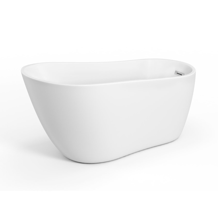 GRADE A2 - Freestanding Single Ended Slipper Bath 1520 x 710mm - Design