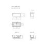 GRADE A1 - Porto Luxury Freestanding Double Ended Bath - L1615 x W720mm
