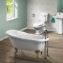 Park Royal Roll Top Freestanding Slipper Bath - 1570 x 430mm